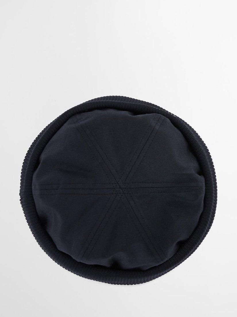 Product image 5 of 8, which shows Barbour Oakmoor Waxed Docker Hat, Black, M