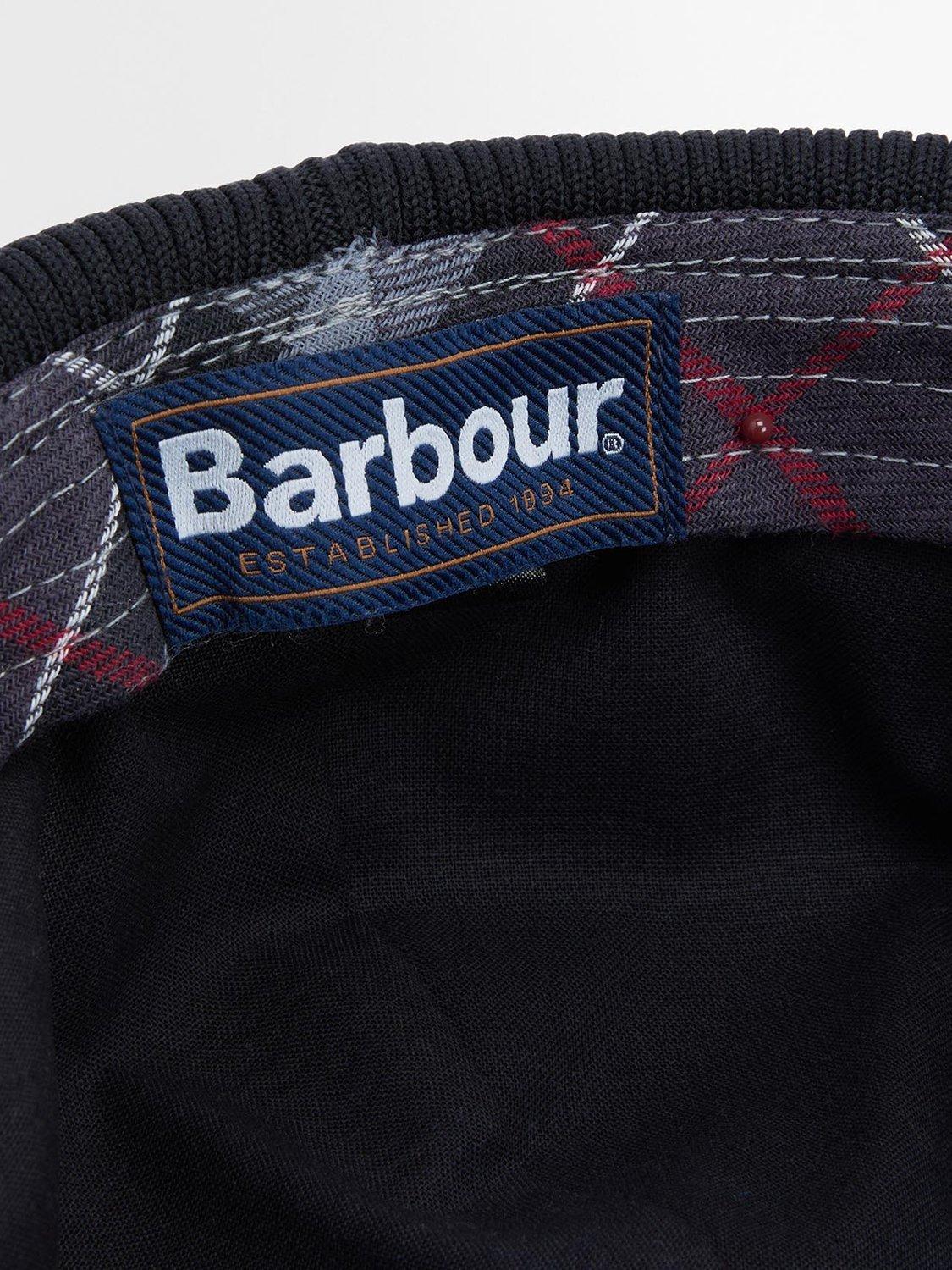 Product image 8 of 8, which shows Barbour Oakmoor Waxed Docker Hat, Black, M