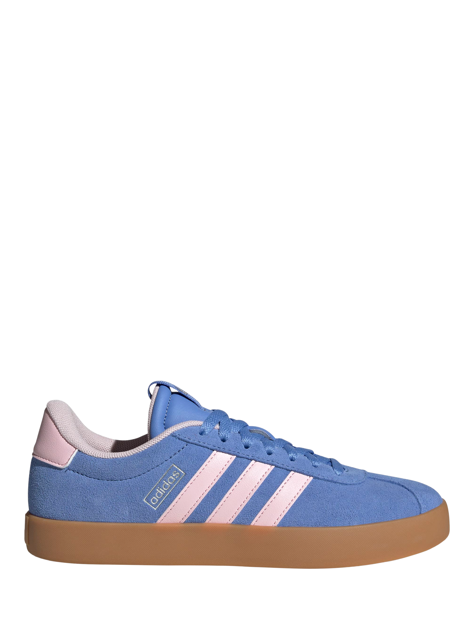adidas VL Court Trainers, Blue/Pink