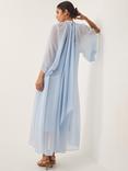 Monsoon Amelie Crinkled A-Line High Neck Midi Dress