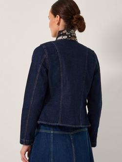 Monsoon Vivian Denim Jacket, Blue - view 2, Blue