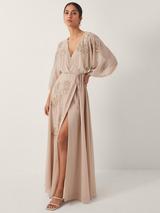 【関税込】PhaseEight ドレス☆Isadora Corsage Pleat Dress, Pa Phase Eight Isadora Corsage Pleat Dress, Pale Pink