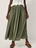Monsoon Bethany Midi Skirt, Khaki