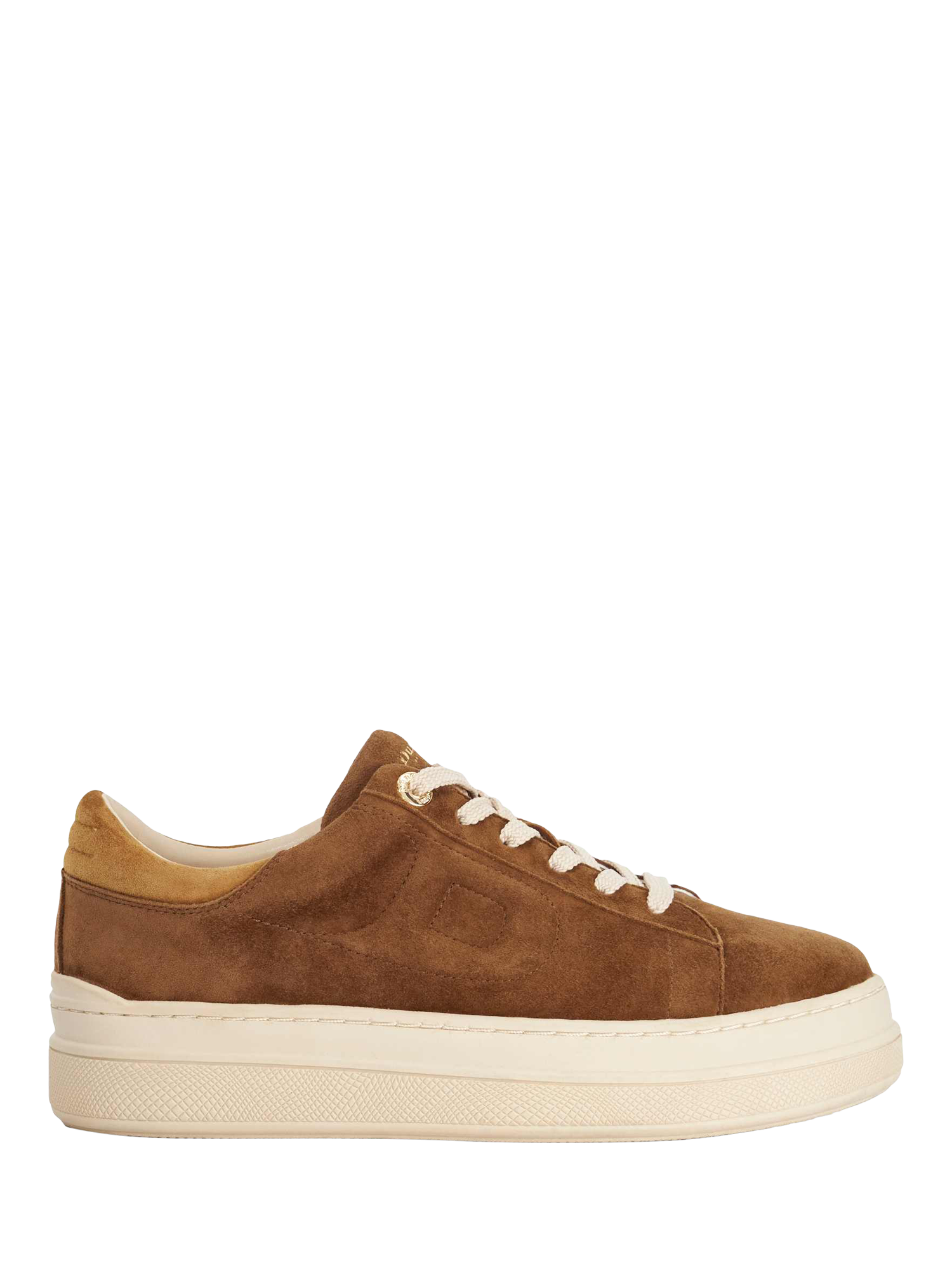 Product image 1 of 6, which shows Dune London Eden Suede Chunky Trainers, Dark Tan, EU36