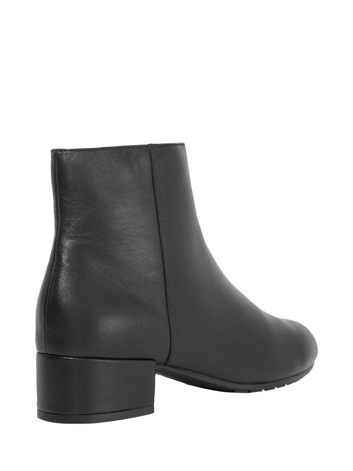 Product image 5 of 6, which shows Dune London Pippie Leather Ankle Boots, Black, EU36