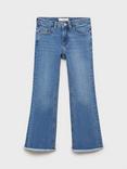 Mango Kids' Demin Five Pocket Flared Frayed Jeans