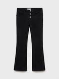 Mango Kids' Denim Flared Jeans, Open Grey