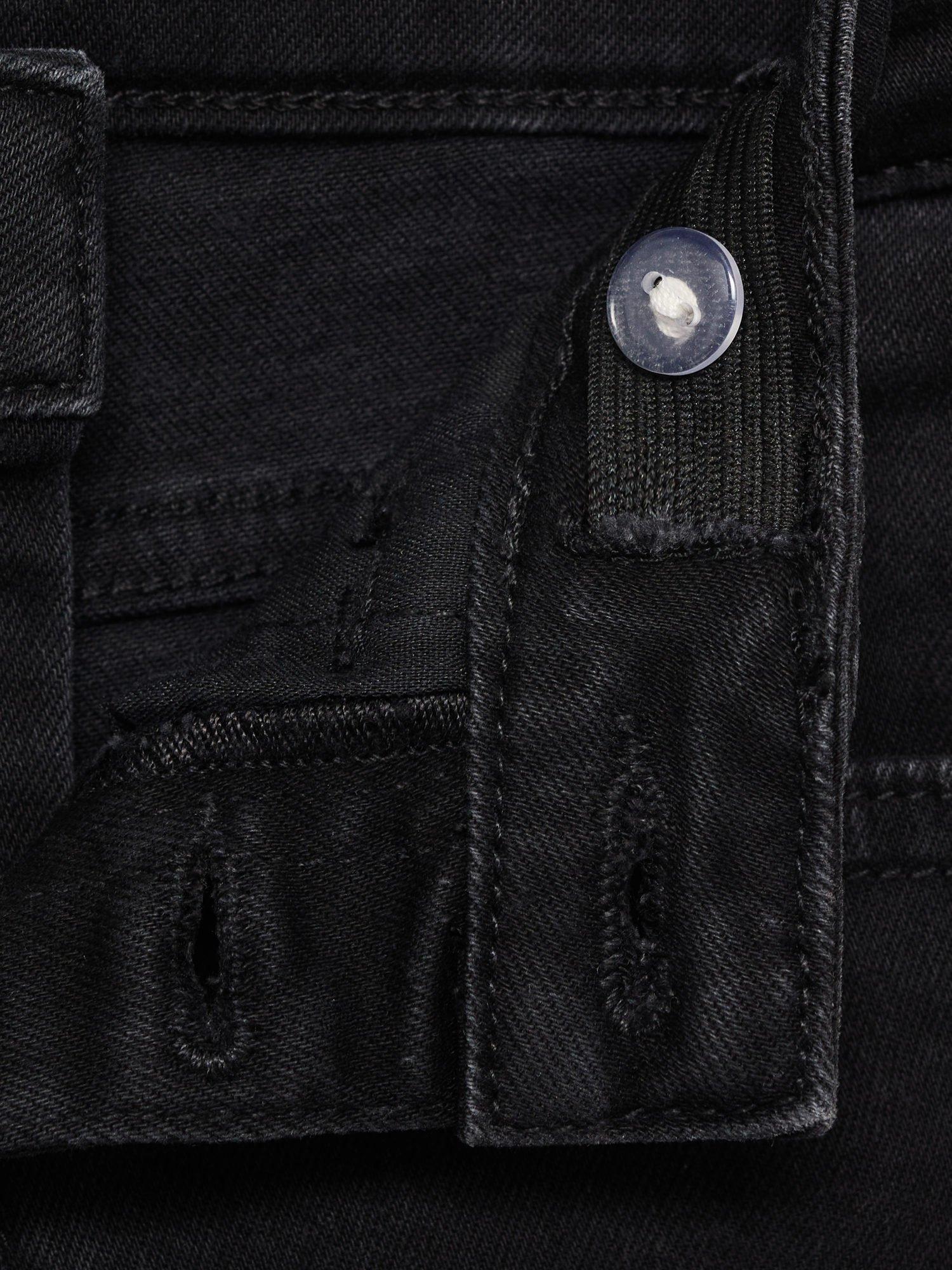 Product image 4 of 4, which shows Mango Kids' Denim Flared Jeans, Open Grey, 10 years