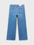 Mango Kids' Denim Seamless Wide Leg Jeans