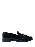 ALOHAS Marietta Patent Leather Loafers, Black