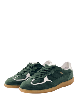 ALOHAS TB.490 Rife Suede Blend Trainers, Green - view 2, Green