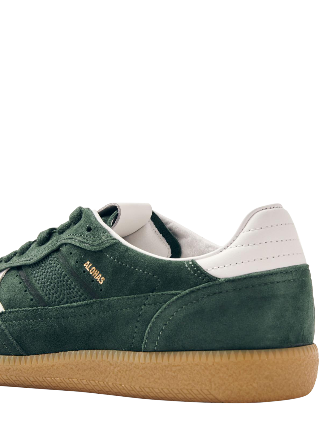 Product image 6 of 7, which shows ALOHAS TB.490 Rife Suede Blend Trainers, Green, EU37