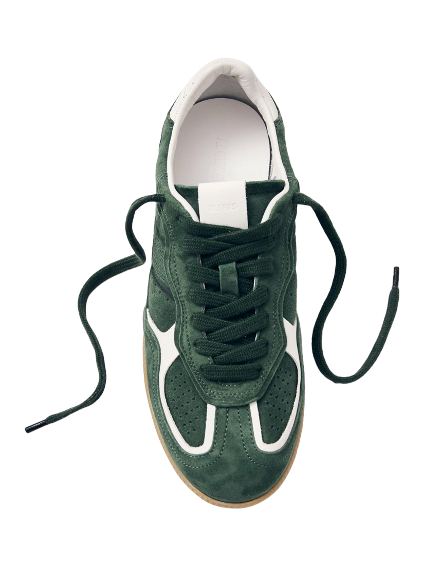 Product image 7 of 7, which shows ALOHAS TB.490 Rife Suede Blend Trainers, Green, EU37