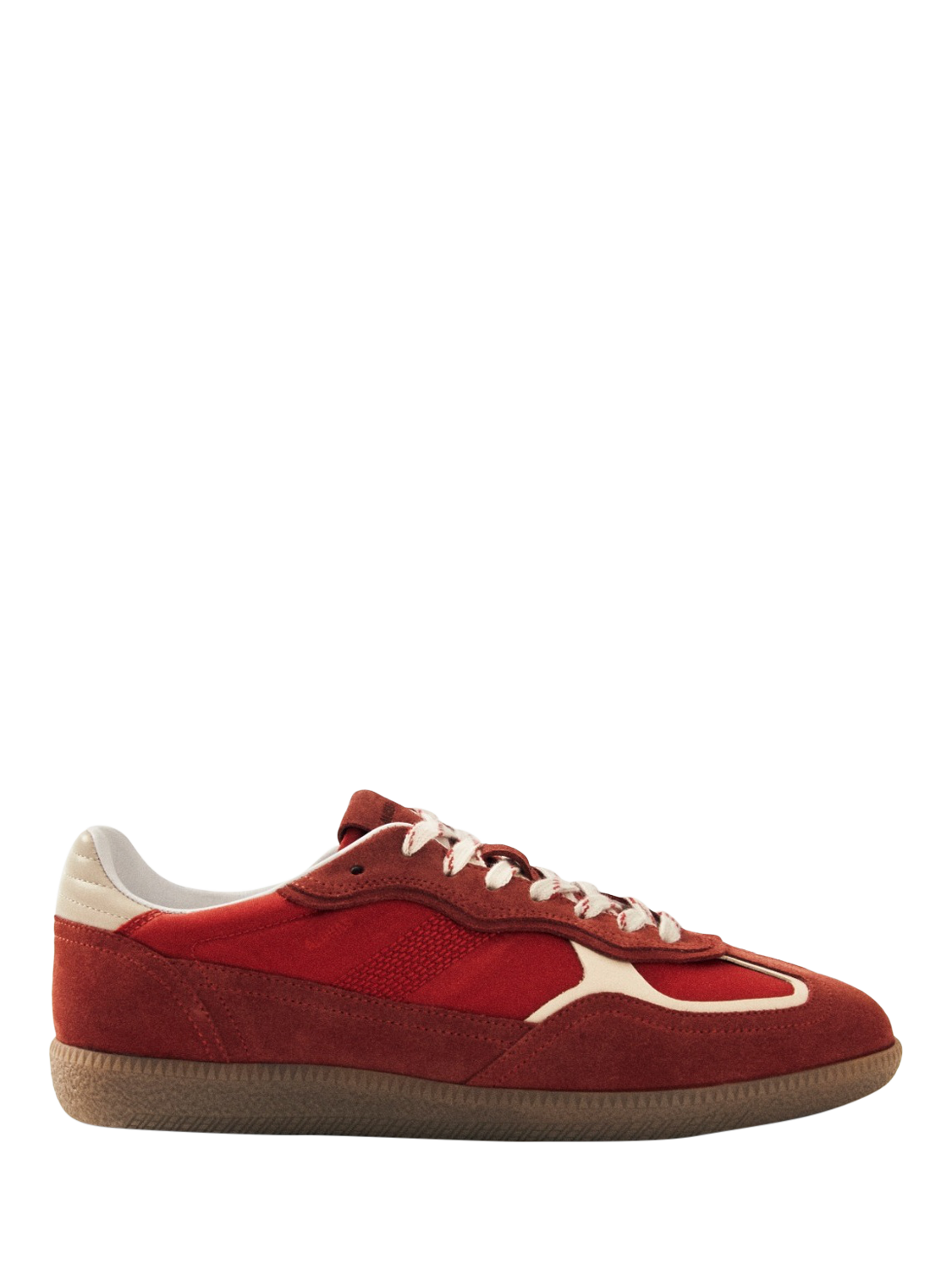 Product image 1 of 6, which shows ALOHAS TB.490 Rife Suede Blend Trainers, Red, EU37