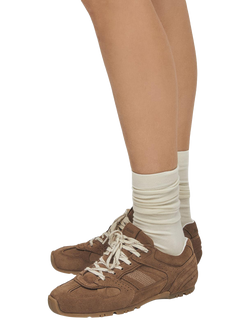 ALOHAS TB.56 Suede Trainers, Brown - view 2, Brown