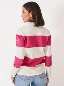 Crew Clothing Rugby Shirt - view 2, Bright Pink