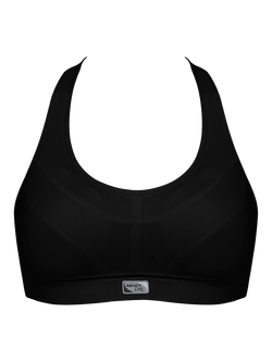 Royce Impact Free Adjustable Fit Racerback Sports Bra, Black - view 2, Black