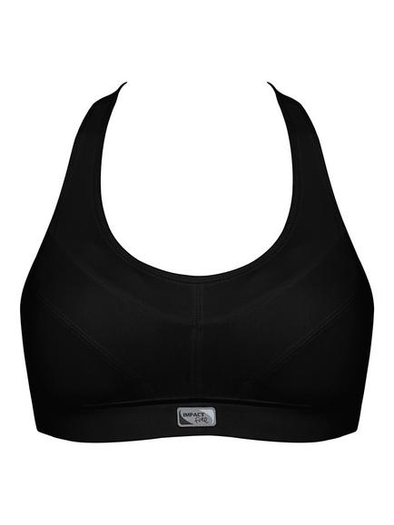 Royce Impact Free Adjustable Fit Racerback Sports Bra, Black - view 2, Black