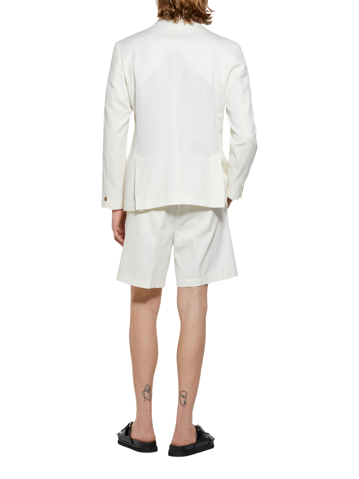 Product image 2 of 5, which shows SISLEY Regular Fit Bermuda Shorts, White, 30