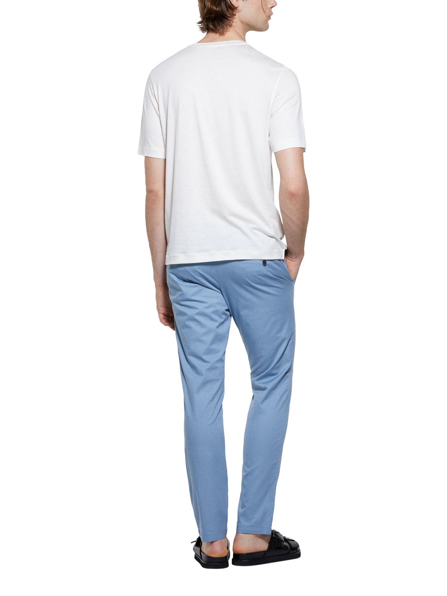Product image 2 of 5, which shows SISLEY Slim Fit Chinos, Blue, 30