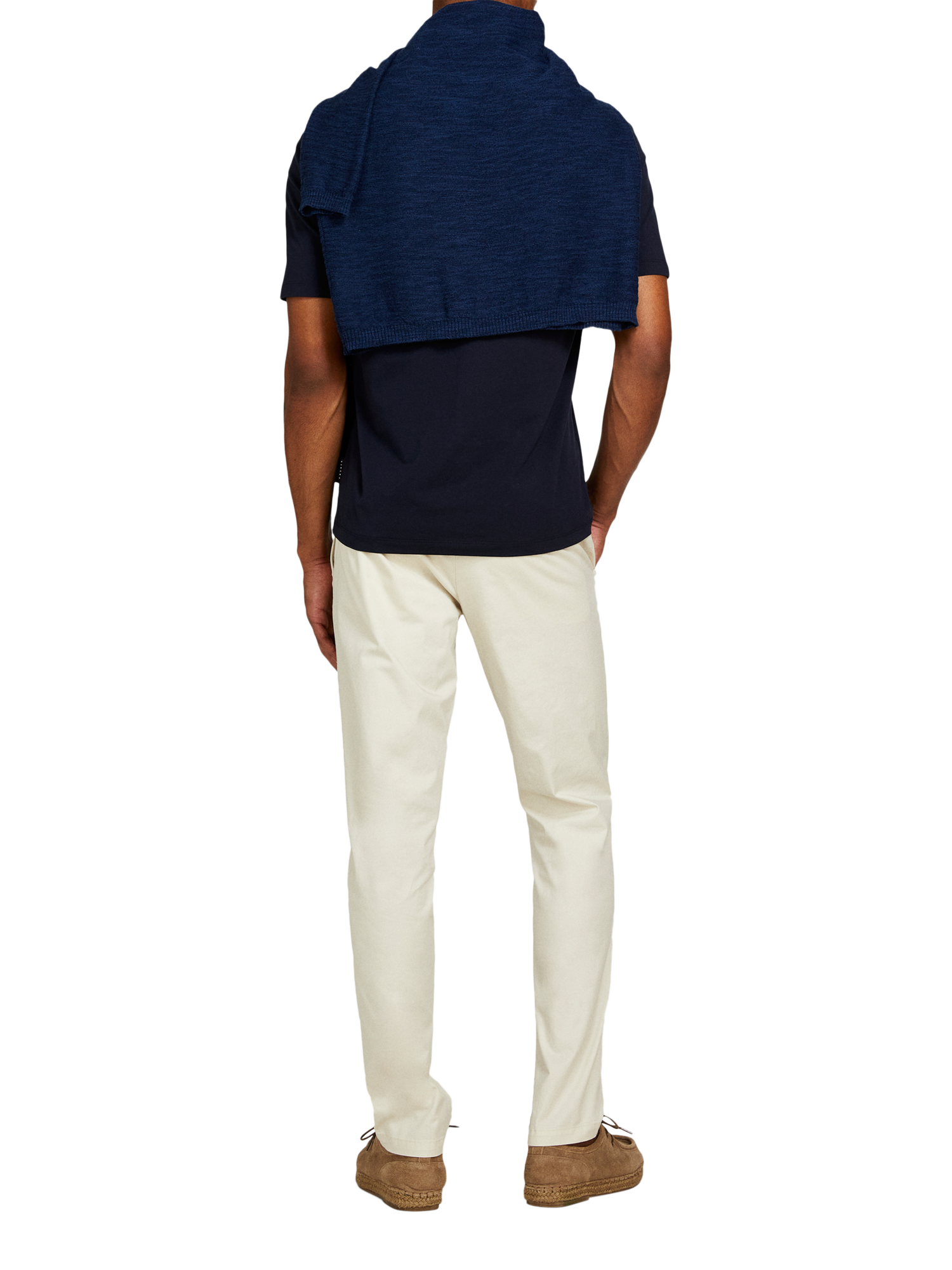 Product image 2 of 5, which shows SISLEY Slim Fit Chinos, Beige, 36