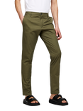 SISLEY Cotton Blend Slim Fit Chinos, Green
