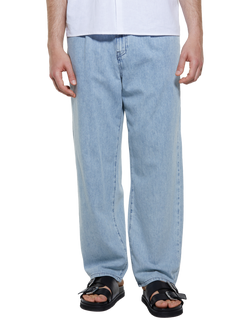 SISLEY Relaxed Barrel Fit Jeans, Blue, Blue