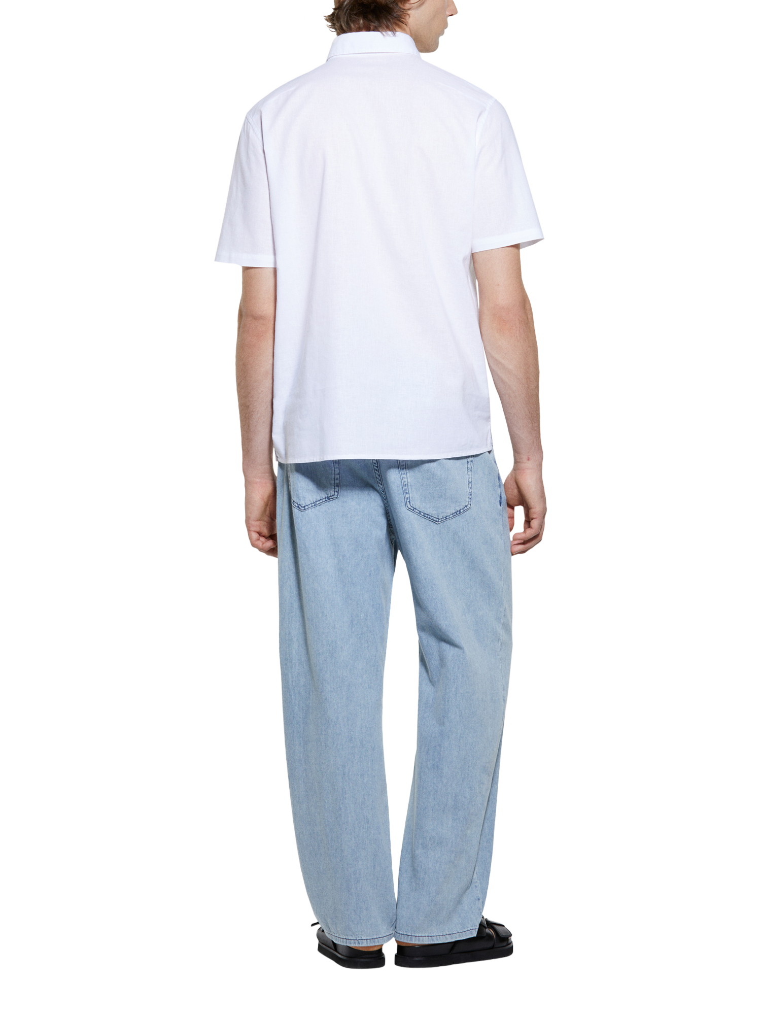 Product image 2 of 6, which shows SISLEY Relaxed Barrel Fit Jeans, Blue, 30S