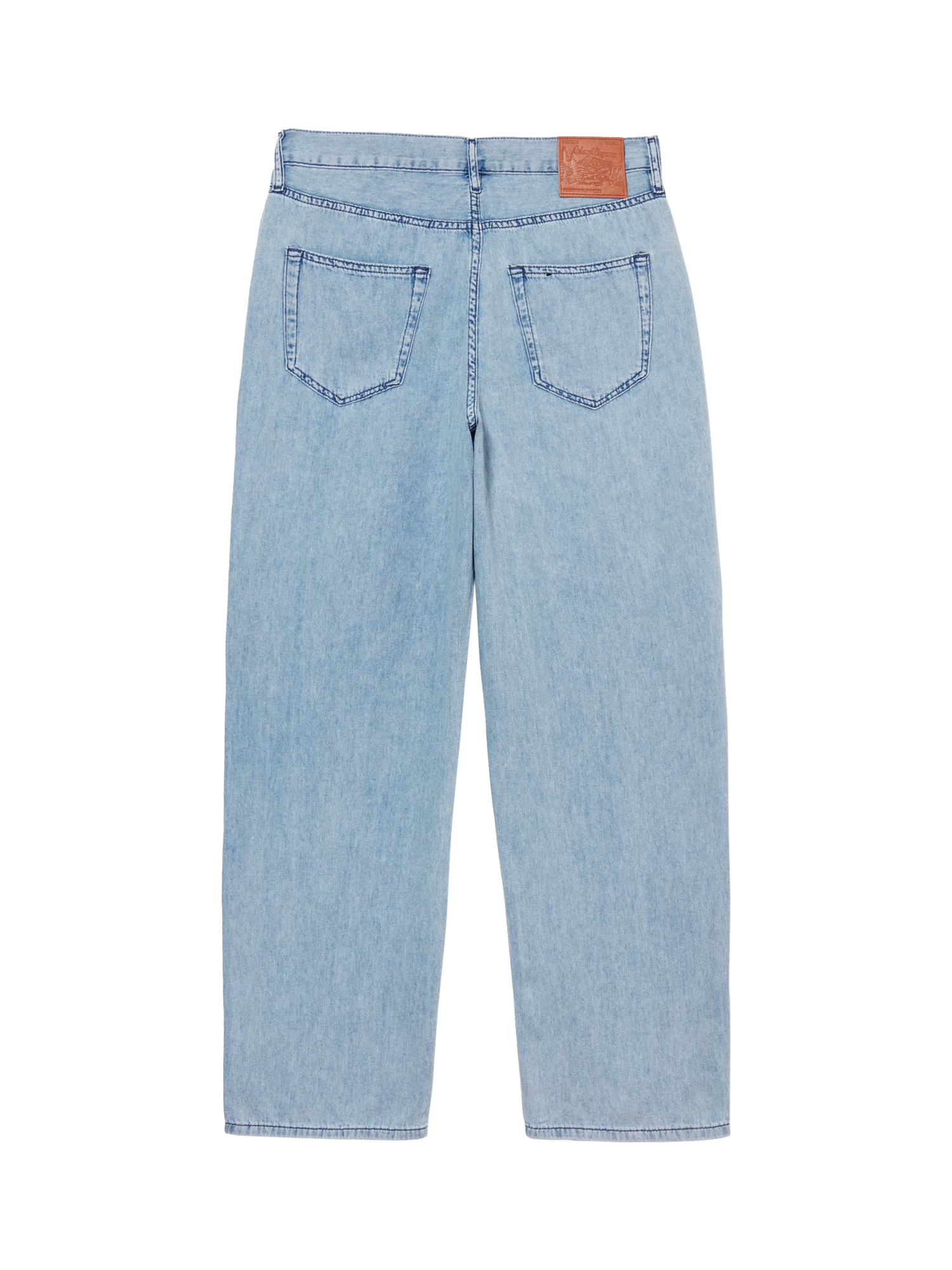 Product image 6 of 6, which shows SISLEY Relaxed Barrel Fit Jeans, Blue, 30S