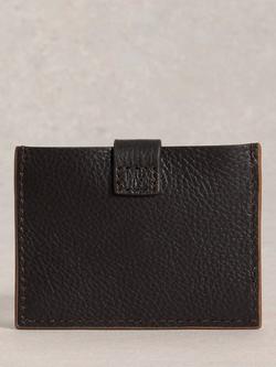 White Stuff Cari Colour Block Leather Card Holder, Metallic Bronze - view 2, Metallic Bronze