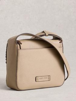White Stuff Isabelle Leather Satchel Bag - view 2, Dark Natural