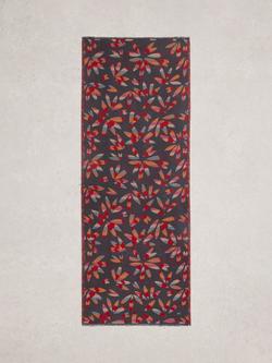 White Stuff Selma Midweight Cotton Blend Scarf - view 2, Grey/Multi