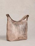 White Stuff Sophia Leather Shoulder Bag, Gold Metallic