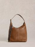 White Stuff Sophia Leather Shoulder Bag, Mid Tan