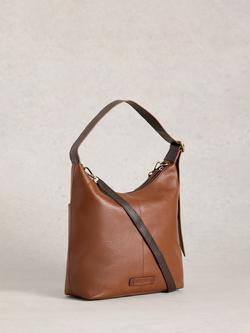 White Stuff Sophia Leather Shoulder Bag, Mid Tan - view 2, Mid Tan