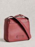 White Stuff Isabelle Leather Satchel Bag, Red