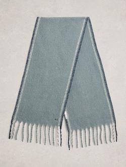 White Stuff Shelly Rectangular Scarf - view 2, Light Blue