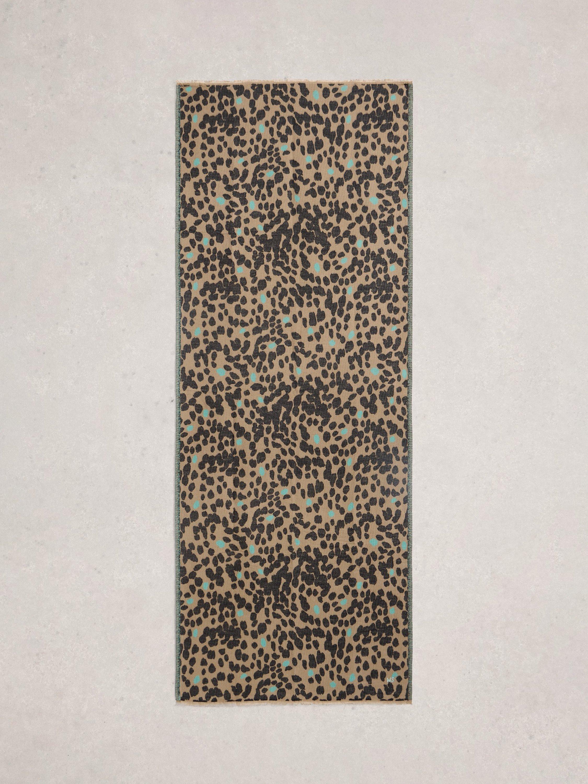 Product image 2 of 3, which shows White Stuff Selma Midweight Cotton Blend Scarf, Natural/Multi, One Size