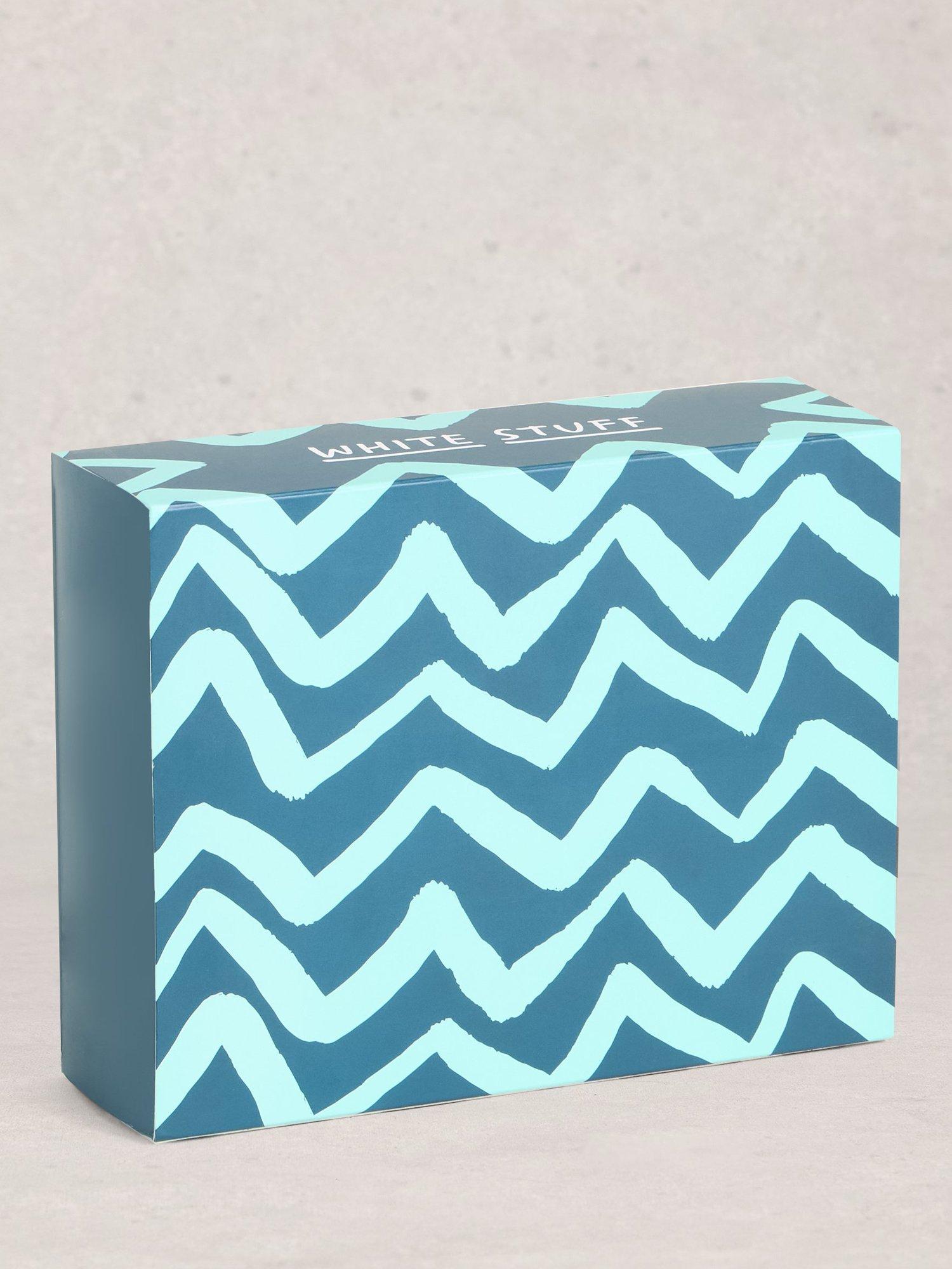 Product image 4 of 4, which shows White Stuff Patterned Cotton Blend Socks, Pack of 4, Multi, 7-8.5