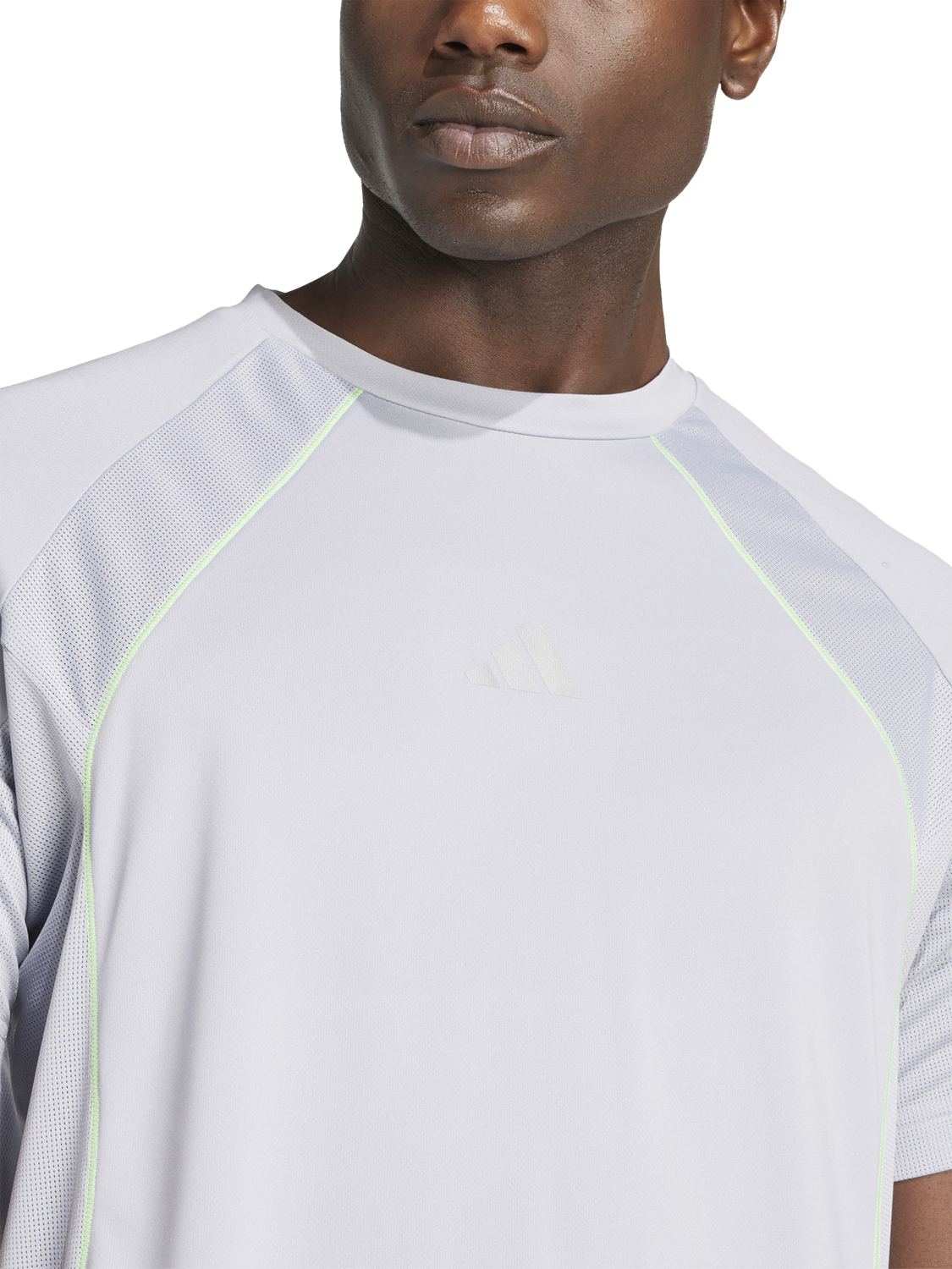 Product image 3 of 6, which shows adidas CLIMACOOL Tech Training T-Shirt, Halsil, S