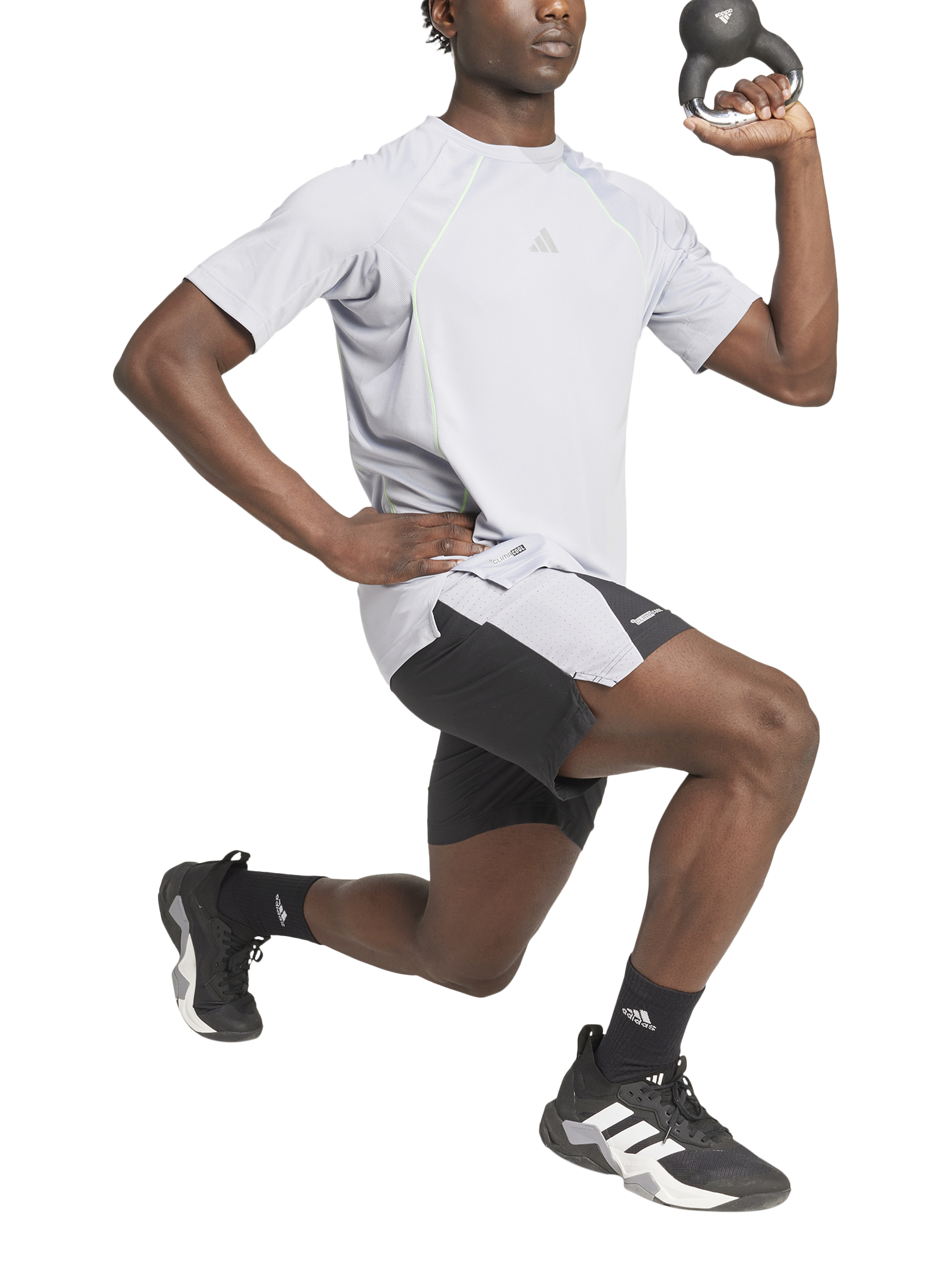 Product image 6 of 6, which shows adidas CLIMACOOL Tech Training T-Shirt, Halsil, S