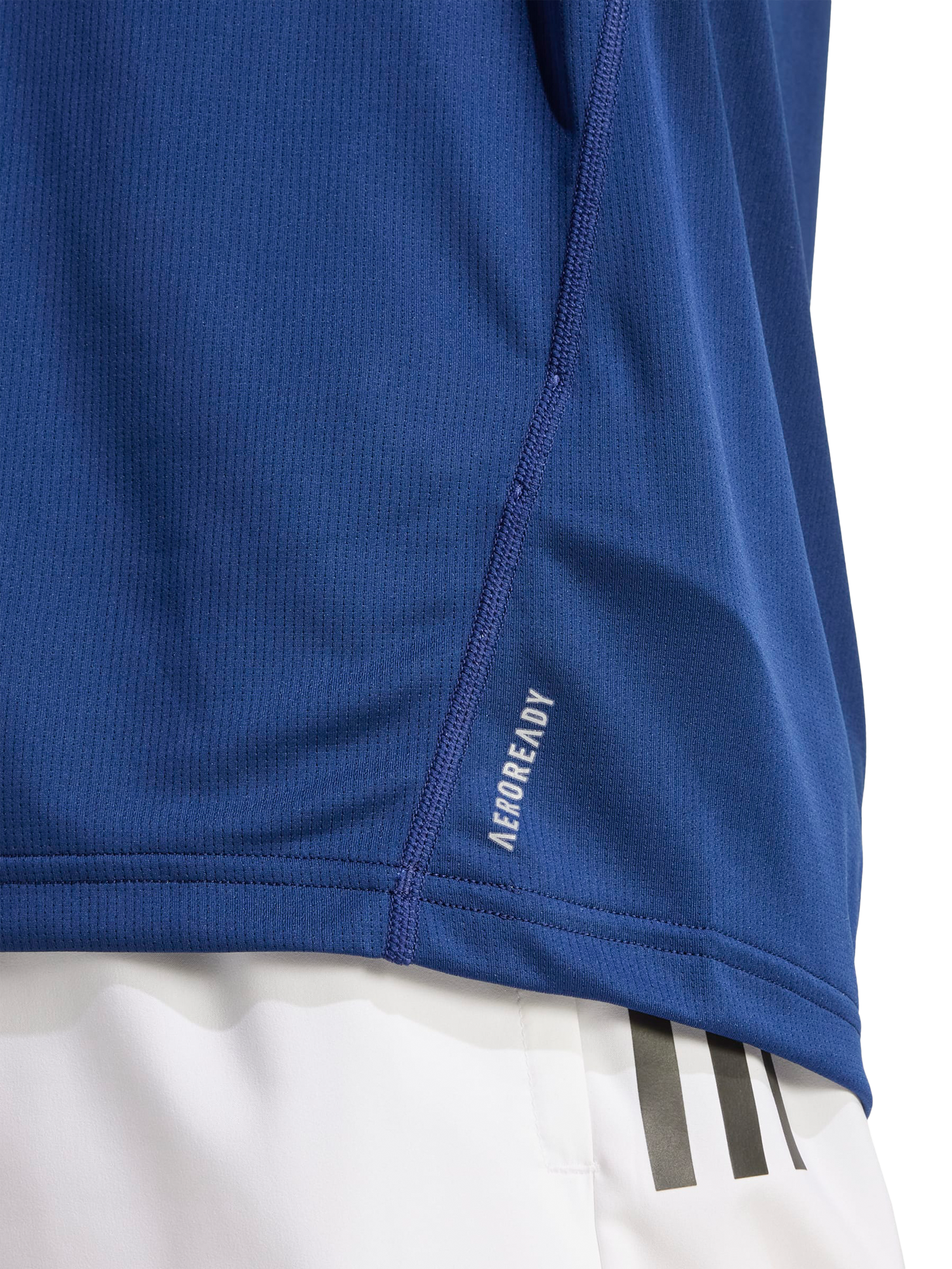 Product image 4 of 6, which shows adidas Run It T-Shirt, Dark Blue, S