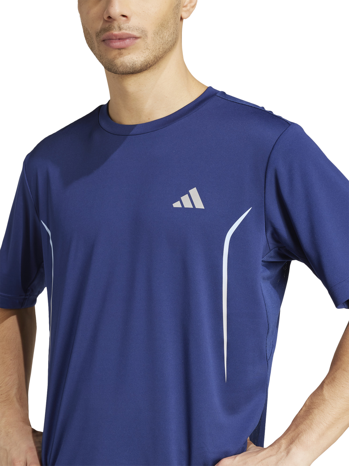 Product image 3 of 6, which shows adidas CLIMACOOL Training T-Shirt, Dkblue, S