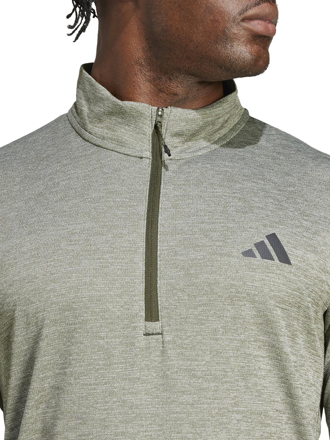 トップス 29 adidas Aeroready Long Sleeve 1/4 Zip Top, Ngtcar/Black