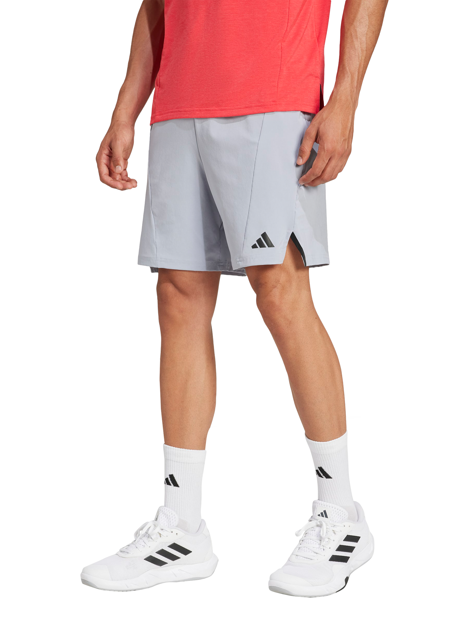 Product image 1 of 5, which shows adidas Aeroready 7" Training Shorts, Halsil, S