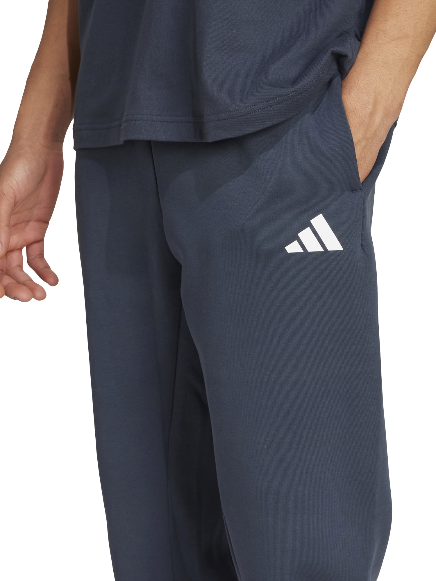 Product image 3 of 6, which shows adidas Logo Tapered Joggers, Aurink, S