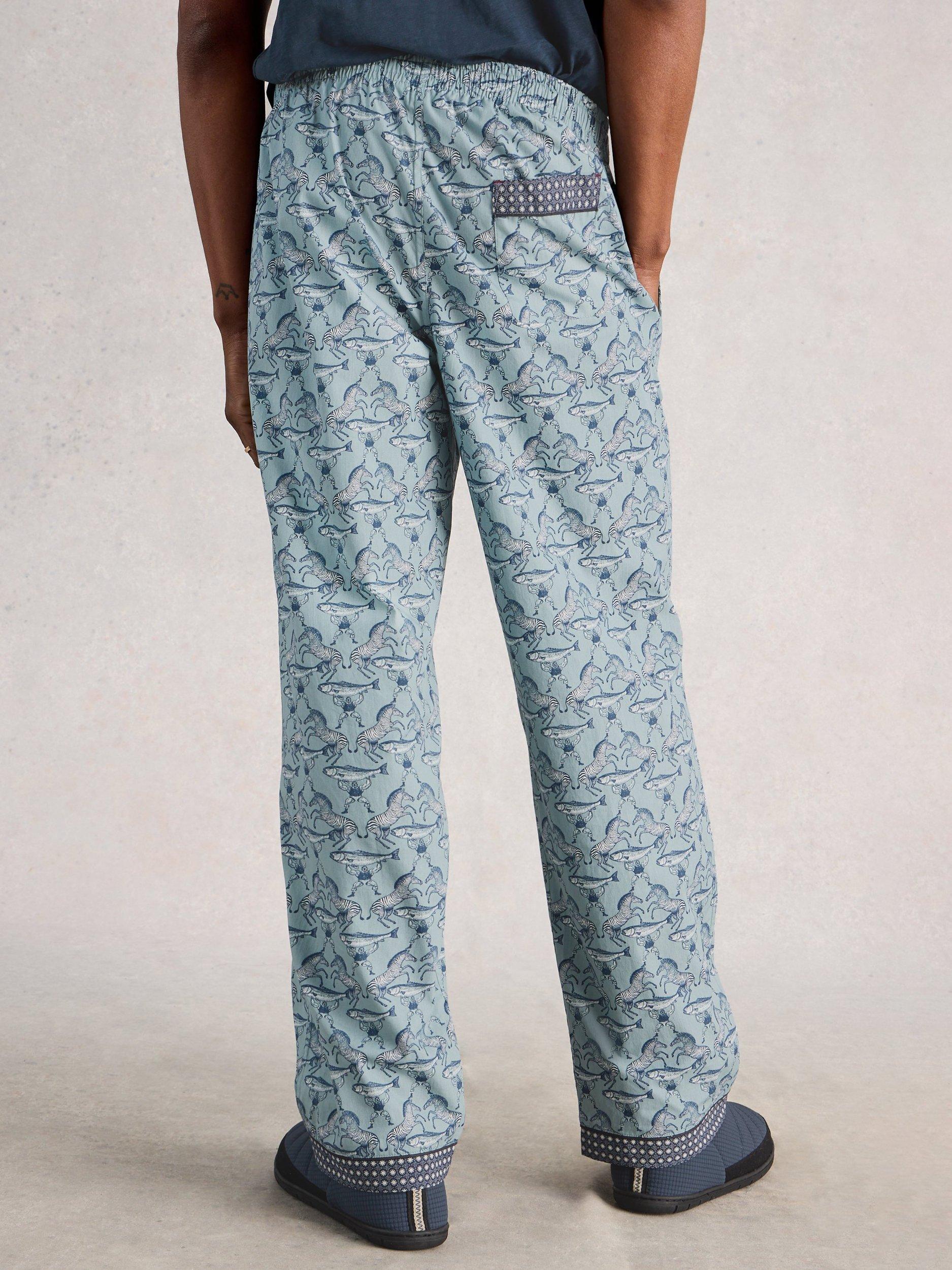 Product image 2 of 2, which shows White Stuff Wells Pyjama Bottoms, Blue, S