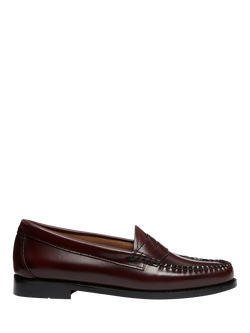 G.H.BASS Weejun Penny Leather Loafers, Red Wine, Red Wine
