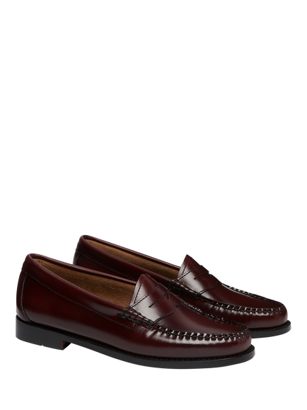 G.H.BASS Weejun Penny Leather Loafers, Red Wine - view 2, Red Wine