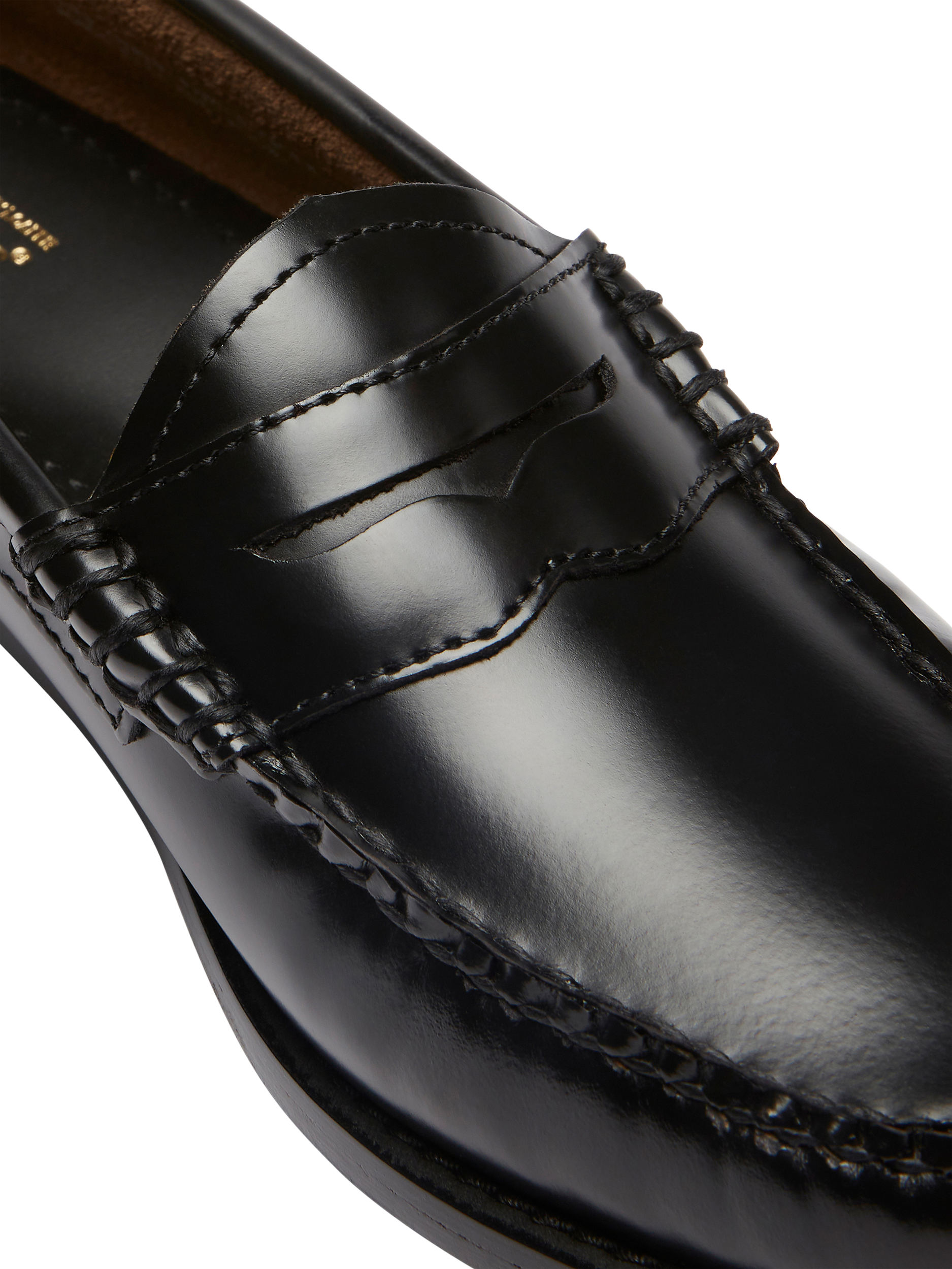 Product image 4 of 6, which shows G.H.BASS Weejun Penny Leather Loafers , Black, 4